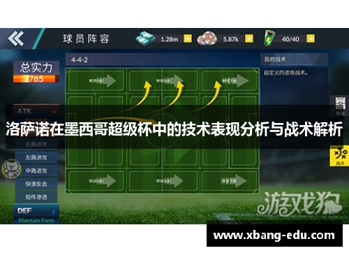洛萨诺在墨西哥超级杯中的技术表现分析与战术解析